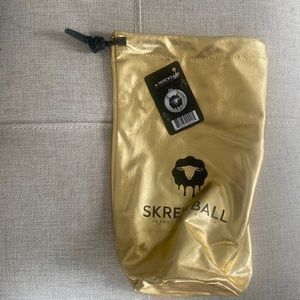 Skrewball whiskey Gold gift bag